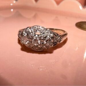 Antique Diamond Women's Ring Size 8
